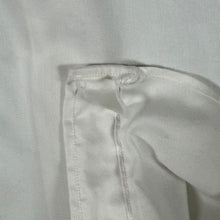 Load image into Gallery viewer, Vintage Yves Saint Laurent YSL Shirt 38 Medium Large White Embroidered Logo 90s

