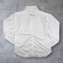 Load image into Gallery viewer, Polo Ralph Lauren 17 43 XL White Cotton Stretch Shirt Tonal Pony Long Sleeve
