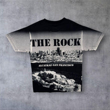 Load image into Gallery viewer, Vintage The Rock Alcatraz San Francisco T Shirt M All Over Print AOP Y2K AAA
