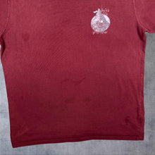 Load image into Gallery viewer, Weird Fish The Matter Prawn Parody Cartoon Graphic Burgundy Red Cotton T-Shirt
