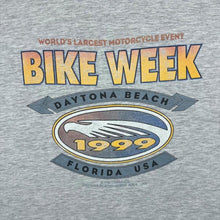 Load image into Gallery viewer, Vintage Daytona Beach Bike Week (1999) Florida USA Biker Souvenir Graphic T-Shirt
