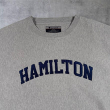 Load image into Gallery viewer, Vintage Champion Embroidered Hamilton College Sweatshirt XL Grey USA College
