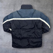 Load image into Gallery viewer, Vintage FILA Puffer Jacket L 52/54 Navy Blue White Retro Padded Coat
