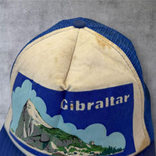 Load image into Gallery viewer, Vintage 80s 90s Gibraltar Rock Souvenir Trucker Cap Mesh Snapback Tourist Hat
