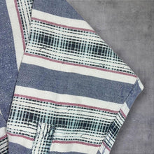 Load image into Gallery viewer, Vintage 90s Esprit Men Striped Shirt Size M L XL Blue Check Skater Button Down
