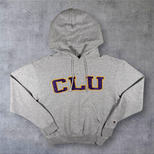 Load image into Gallery viewer, Vintage Y2K Champion CLU California Lutheran University Hoodie Grey USA College M
