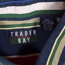 Load image into Gallery viewer, Vintage Trader Bay Bold Multi Striped Long Sleeve Cotton Button-Down Shirt
