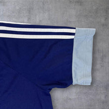 Load image into Gallery viewer, Adidas Three Stripe Big Logo Navy Blue Short Sleeve Polyester Sports T-Shirt
