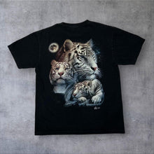 Load image into Gallery viewer, Early 00’s Caballo White Siberian Tiger Big Cat Animal Wildlife Graphic T-Shirt

