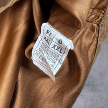 Load image into Gallery viewer, Early 00's Atlas For Men Cowboy Western Suede Effect Brown Tan Long Sleeve Shirt
