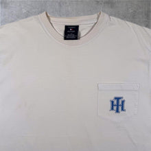 Load image into Gallery viewer, Vintage Tommy Hilfiger TH Pocket Logo White Cream Cotton Short Sleeve T-Shirt
