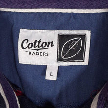 Load image into Gallery viewer, Early 00's Cotton Traders England Rugby Colour Block Long Sleeve Polo Shirt
