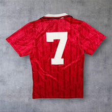 Load image into Gallery viewer, Manchester United 1994 FA Cup Final Cantona 7 Shirt Score Draw Retro Medium
