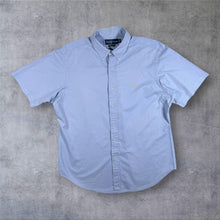 Load image into Gallery viewer, Ralph Lauren Classic Fit Shirt Mens L XL Light Blue Short Sleeve Button Down
