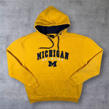Load image into Gallery viewer, Colosseum "Michigan Go Blue" Wolverines College Embroidered Yellow Hoodie
