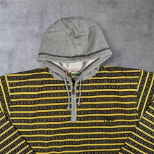 Load image into Gallery viewer, Vintage Y2K Newclassic Quarter Zip Hoodie XXL 56/58 Striped Retro Sweatshirt

