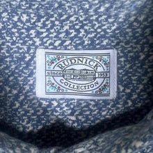 Load image into Gallery viewer, Vintage 90's Rudnick Collection Blue White Patterned Long Sleeve Cotton Flannel Shirt
