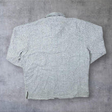 Load image into Gallery viewer, Vintage Stratum Company Shirt Mens XL XXL Grey Textured Boxy 90s Long Sleeve
