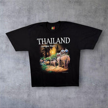 Load image into Gallery viewer, Vintage Joligolf "Thailand" Jungle Tour Tourist Graphic Black Cotton T-Shirt
