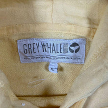 Load image into Gallery viewer, Grey Whale "Maine" Embroidered Spellout USA Tourist Pale Yellow Hoodie
