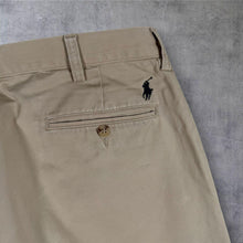 Load image into Gallery viewer, Polo Ralph Lauren Chinos Mens W36 L32 Beige Straight Leg Cotton Trousers
