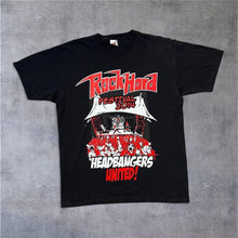 Load image into Gallery viewer, Rock Hard Festival (2014) "Headbangers Unite!" Heavy Metal Hard Rock Music Band Festival T-Shirt
