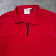 Load image into Gallery viewer, TOG24 Classic Basic Mini Logo 1/4 Zip Pullover Fleece Sweatshirt Top
