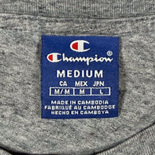 Load image into Gallery viewer, Champion Classic Big Logo Spellout Graphic Grey Long Sleeve T-Shirt
