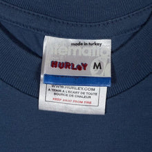 Load image into Gallery viewer, Early 00's Hurley International Skater Surfer Y2K Blue Cotton Short Sleeve T-Shirt
