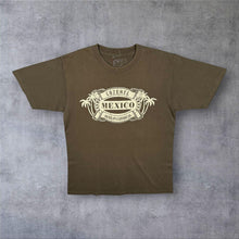 Load image into Gallery viewer, Cozumel Mexico "Mexican Caribbean" Tourist Souvenir Graphic Khaki Cotton T-Shirt
