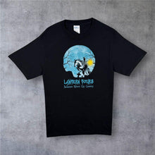 Load image into Gallery viewer, Lantern Tours Sacramento Cemetery T Shirt Black Gothic Skeleton Horse Horror Small
