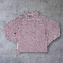 Load image into Gallery viewer, Weird Fish Womens M Macaroni Full Zip Sweatshirt Pink Grey Textured Outdoor
