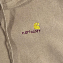Load image into Gallery viewer, Carhartt WIP Hooded American Script Sweat Hoodie Brown Large L Mini Logo
