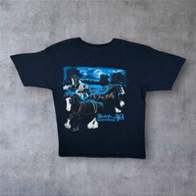 Load image into Gallery viewer, Busch Gardens USA Tourist Horse Animal Graphic Navy Blue Cotton T-Shirt
