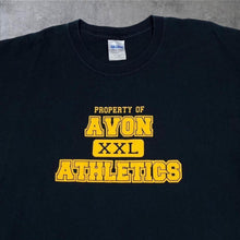 Load image into Gallery viewer, Avon Athletics “Property Of” College Sports Spellout Graphic T-Shirt
