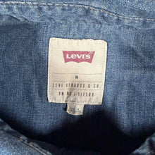 Load image into Gallery viewer, Levi's Classic Red Tab Long Sleeve Blue Cotton Denim Shirt
