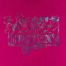 Load image into Gallery viewer, Vintage 90's Jerzees Universal Studios Made In USA Tourist Hot Pink Graphic T-Shirt
