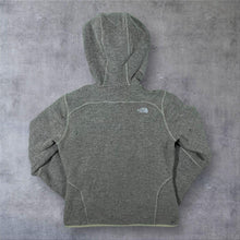Load image into Gallery viewer, The North Face A8NE Womens M Grey Orange Wool Fleece Lined Hooded Jacket F13
