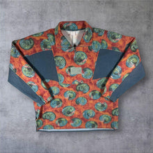 Load image into Gallery viewer, Vintage 90s Best Team Abstract Fleece Quarter Zip Colour Block Pullover Y2K Large

