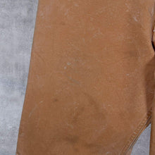 Load image into Gallery viewer, Vintage Orvis Made In USA Tan Workwear Straight Leg Regular Fit Cotton Jeans
