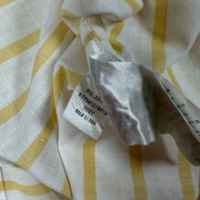 Load image into Gallery viewer, Patagonia Lightweight Bluffside Shirt Mens M Yellow Stripe Organic Cotton 54121
