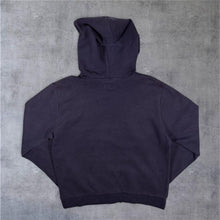 Load image into Gallery viewer, Champion Classic Logo Spellout Graphic Faded Navy Blue Hoodie
