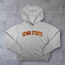Load image into Gallery viewer, Nike Team Iowa State Cyclones Embroidered Spellout College Grey Hoodie
