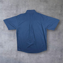 Load image into Gallery viewer, Carhartt Workwear Patch Pocket Logo Blue Short Sleeve Cotton Polyester Shirt
