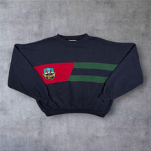Load image into Gallery viewer, Vintage 90's Guess Georges Marciano Made In Korea Patch Logo Navy Blue Sweatshirt
