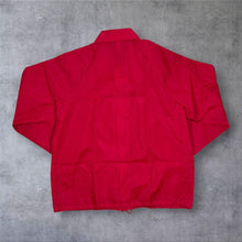 Load image into Gallery viewer, Vintage 90’s Classic Red Nylon Made In USA Windbreaker Lightweight Jacket
