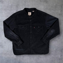 Load image into Gallery viewer, Levis Jackson Worker Black Corduroy Overshirt Shirt Mens XL Relaxed Workwear
