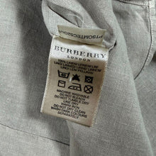 Load image into Gallery viewer, Burberry London Shirt Mens XXL Beige 100% Linen Made Portugal Slim Fit
