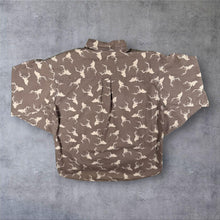 Load image into Gallery viewer, Vintage Columbia River Lodge Deer Print Shirt L Brown Hunting Outdoors
