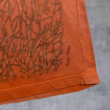 Load image into Gallery viewer, Vintage 90's Tinga Tinga Elephant Animal Wildlife Graphic Faded Orange T-Shirt
